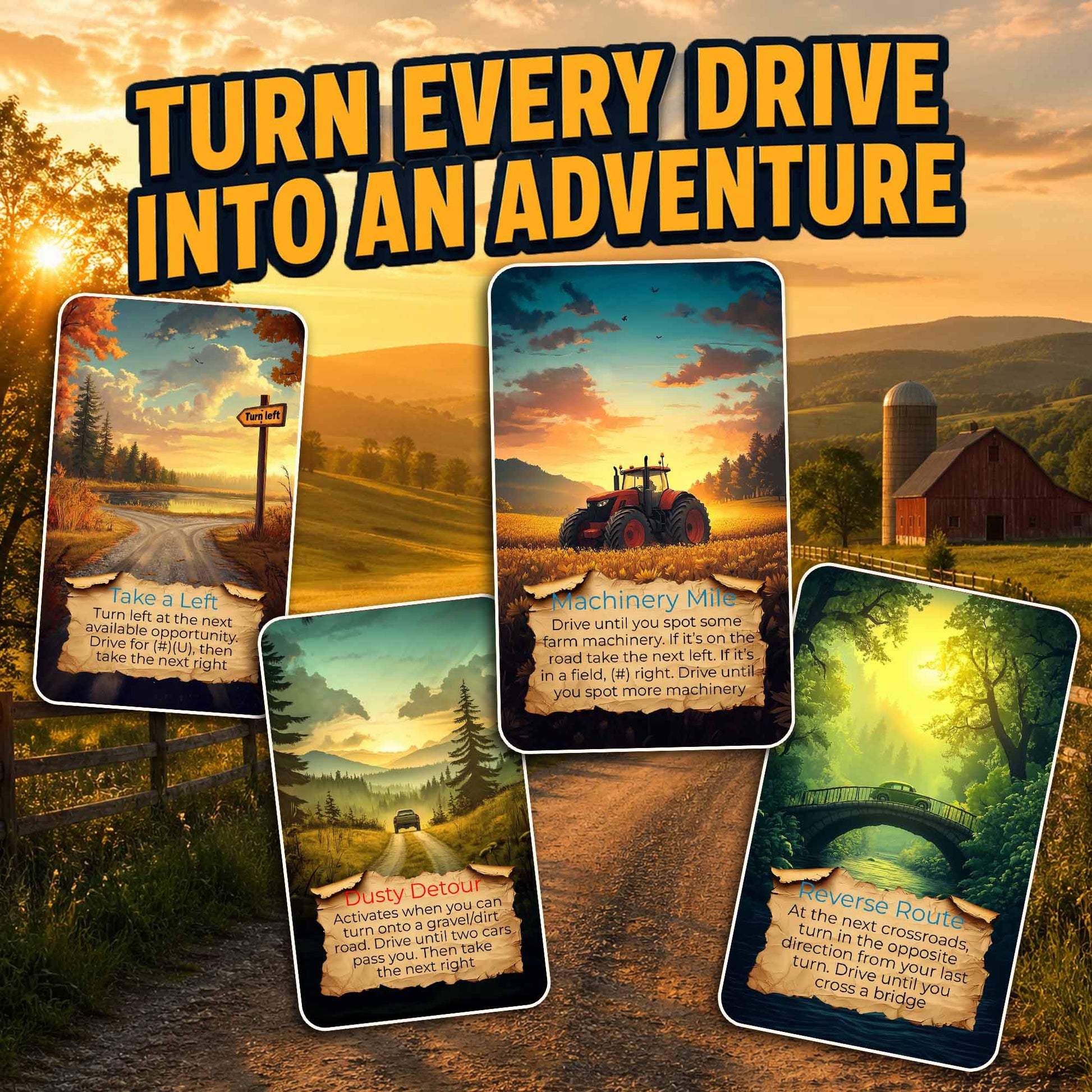 Turn every drive into an adventure with Destination Unknown Rural Explorer