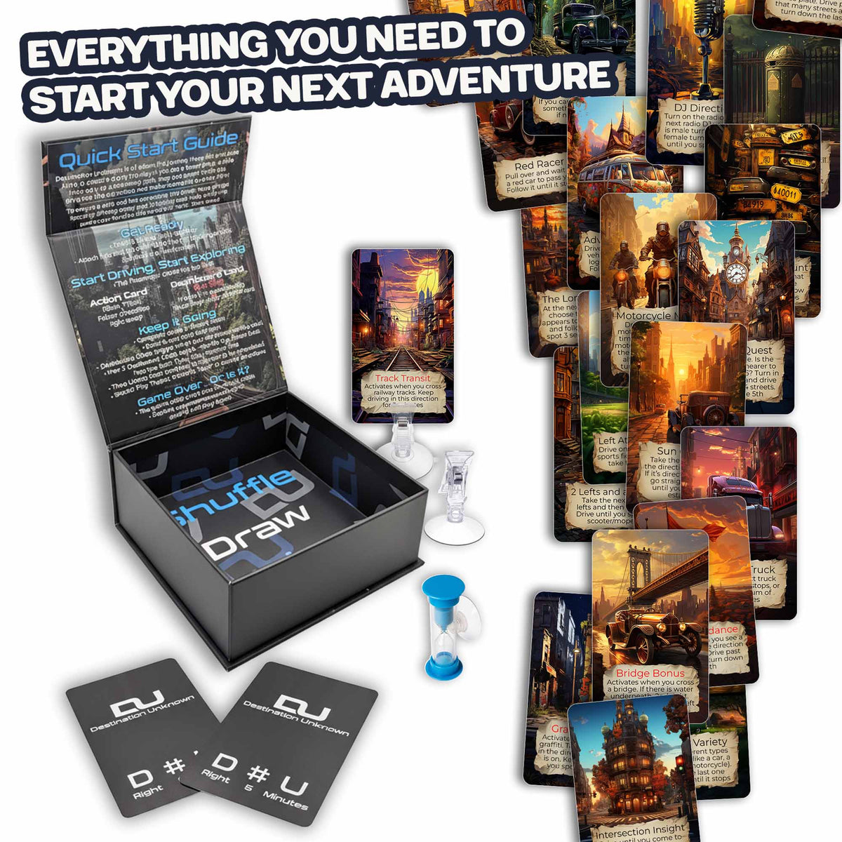 Road Trip Adventure Cards – Destination Unknown